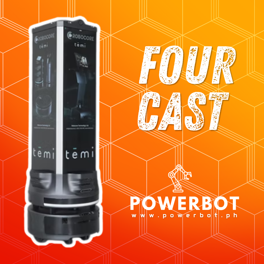 Robocore Fourcast Mobile Advertising Robot | 4-Side Digital Display Robot