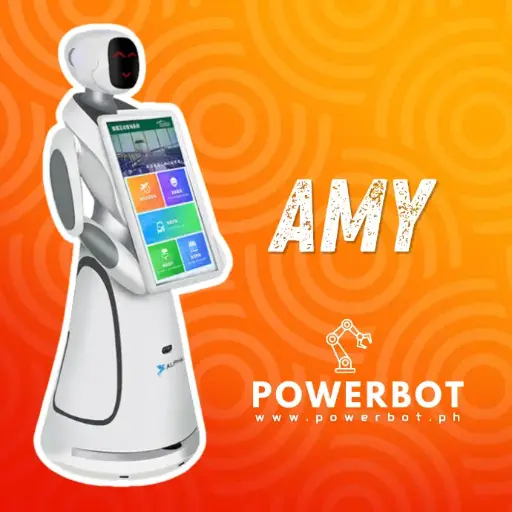 AMY | High-End Large-Screen Reception Robot for Welcome, Guidance, Inquiry, Advertising, and Customer Service